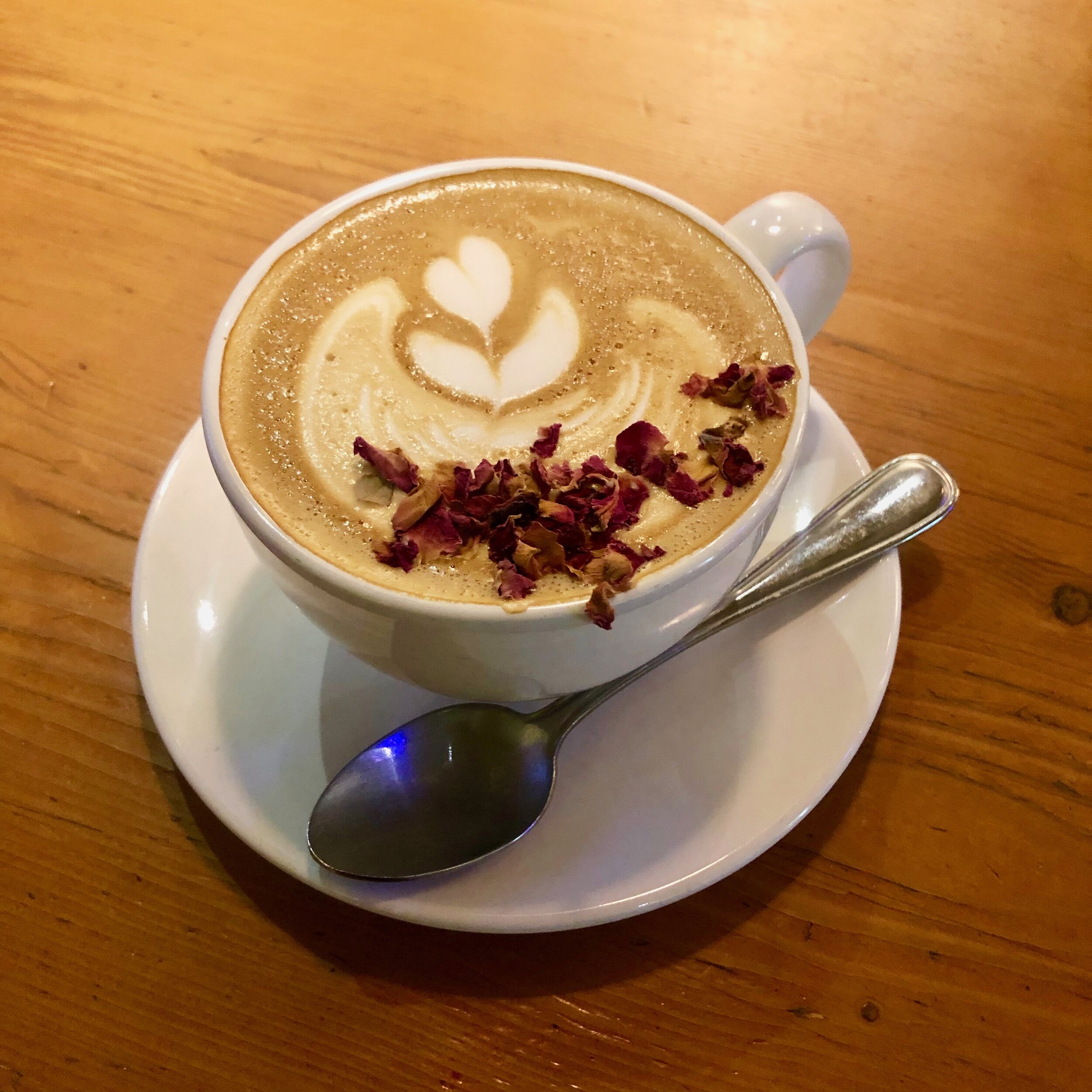 Specialty Latte with latte art